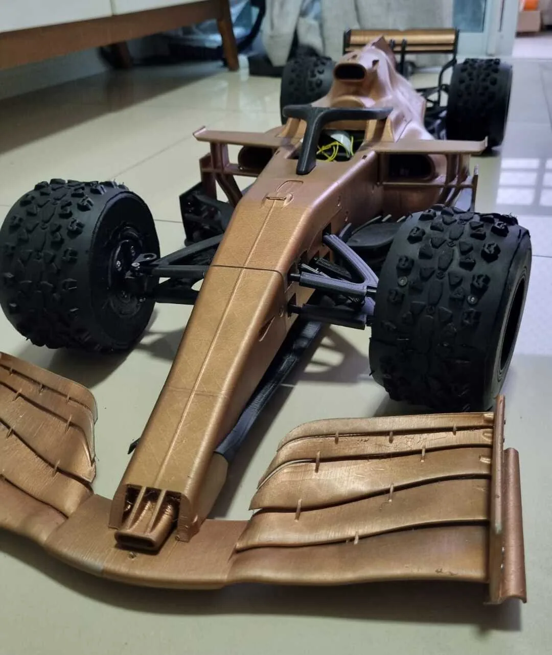 1:5-scale F1 prototype used in the 13 experimental sessions.